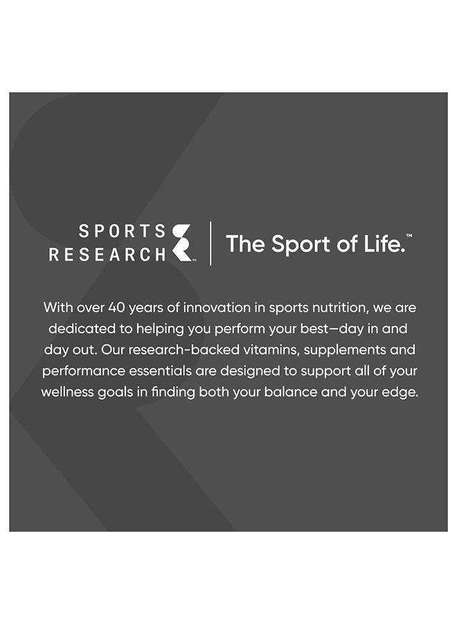 SPORTS RESEARCH - Sports Research K2 + D3 Supports Bone and Immune Health 60 Veggie Softgel - Image 1