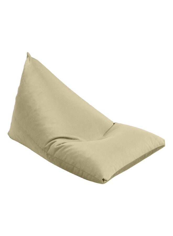 Ilkay | Velvet Bean Bag Chair Dark Ivory Small - v1692865714/N24423157A_3