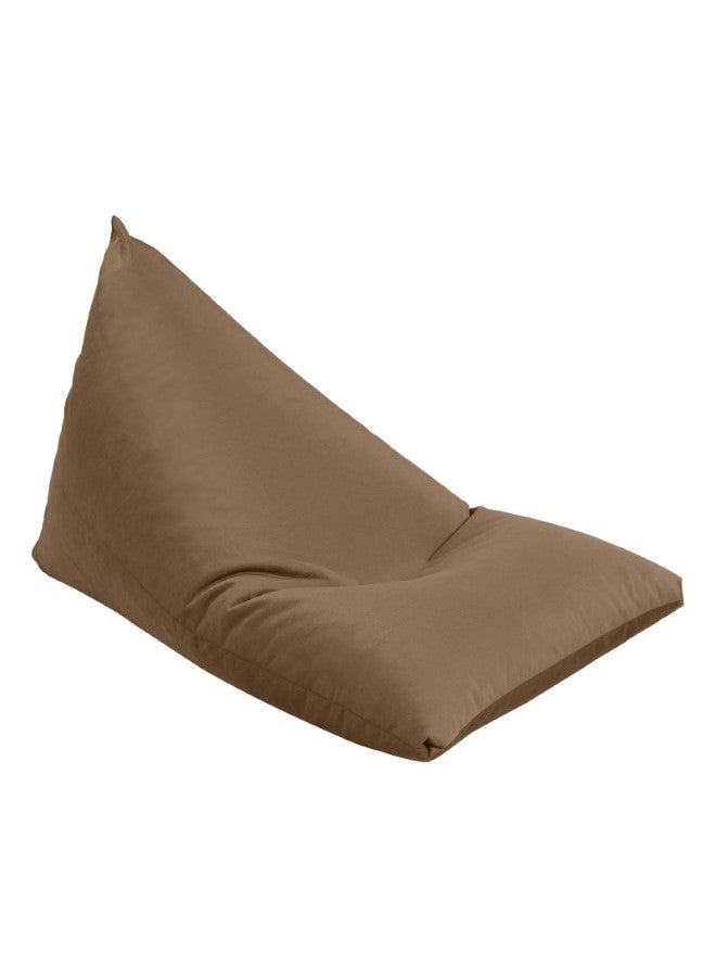 Ilkay | Velvet Bean Bag Chair Light Brown Large - v1692865726/N27045727A_3