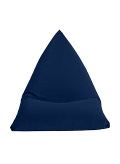 In-House Ilkay | Velvet Bean Bag Chair Dark Blue Large  - Image 2