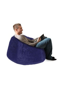 AMERICAN POLO Kempes | Fur Bean Bag Chair Dark Purple Small  - Image 2