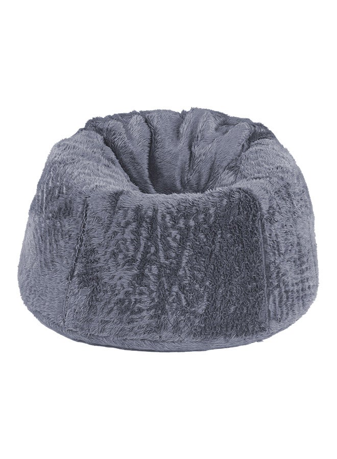 Kempes | Fur Bean Bag Chair Grey Small - v1692869703/N27375714A_3