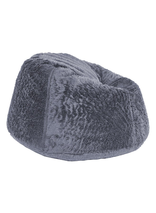 Kempes | Fur Bean Bag Chair Grey Small - v1692869704/N27375714A_5