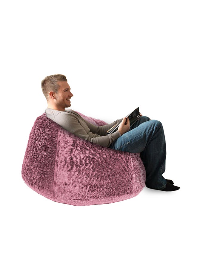 Kempes | Fur Bean Bag Chair Pink Small - v1692869707/N27375711A_2