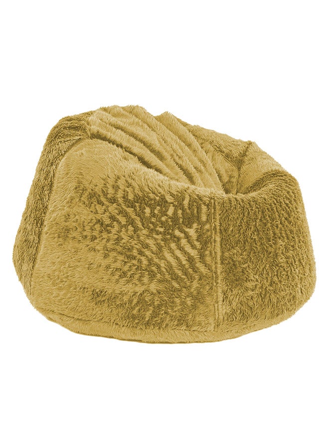 Kempes | Fur Bean Bag Chair Gold Small - v1692869710/N27375703A_4
