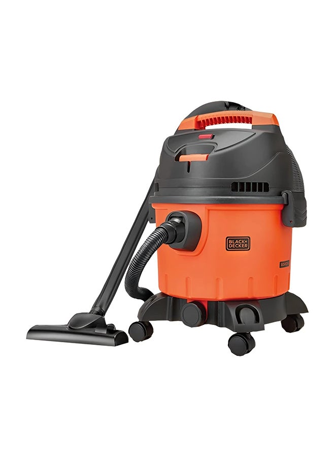 BLACK+DECKER - Wet and Dry Vacuum Cleaner, 1400W, 15L Large Tank Capacity, Blower Function, Overheat Protection, Durable for Multi-Surface Cleaning, Easy Assembly 15 L 1400 W WDBD15-B5 Orange/Black - Image 1