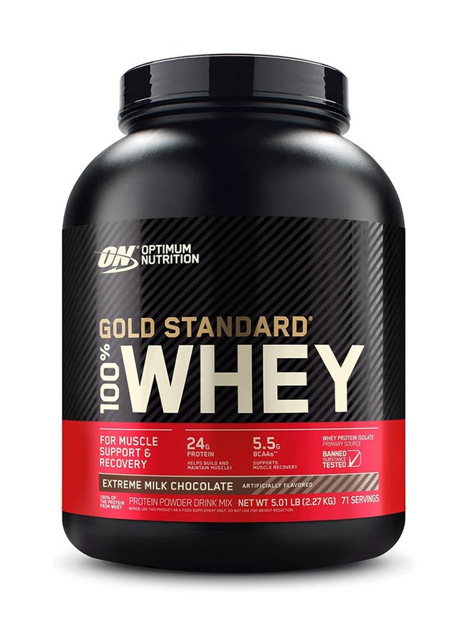 Optimum Nutrition - Gold Standard Whey Protein - Extreme Milk Chocolate - 2.27 Kg - Image 1