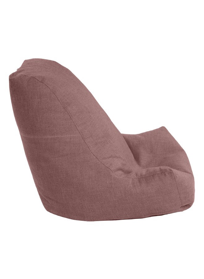 In-House Pascal | Linen Bean Bag Chair Dark Pink Meduim - Image 3