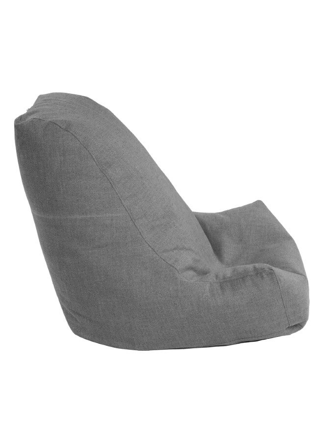 In-House Pascal | Linen Bean Bag Chair Light Grey Small - Image 3