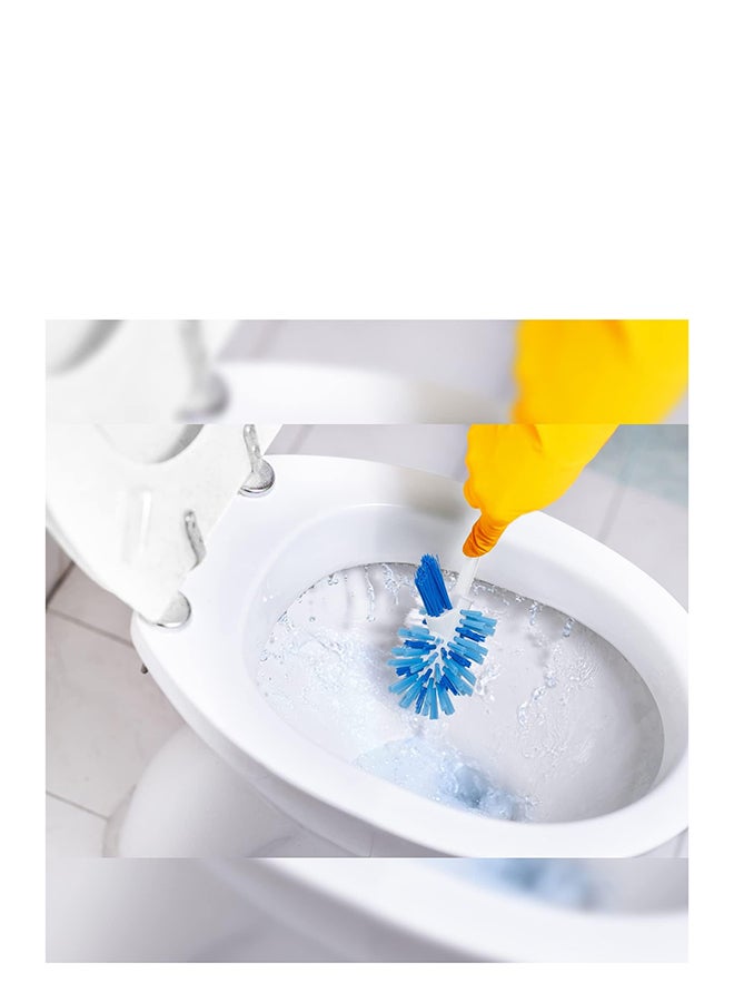 Vileda - Toilet Brush Set 3 in 1 White/Blue - Image 1