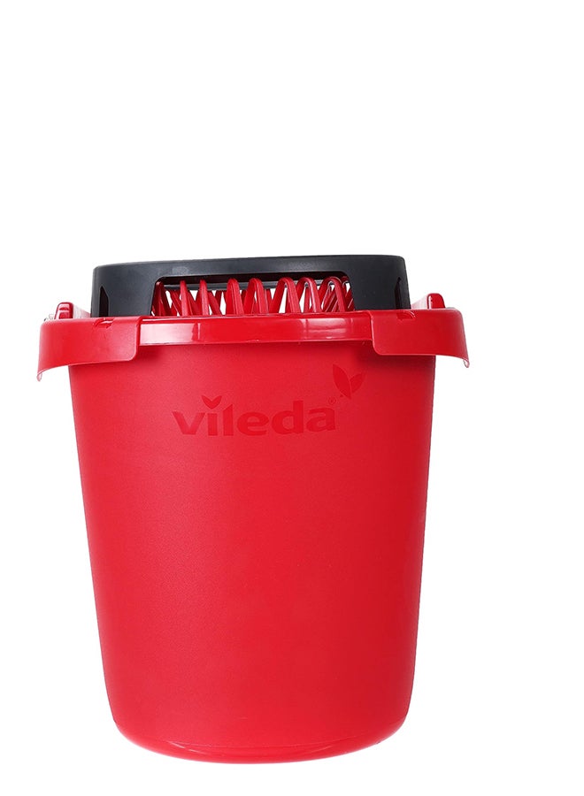 Vileda - Super Mocio Bucket And Wringer Red/black 46 cm - Image 1