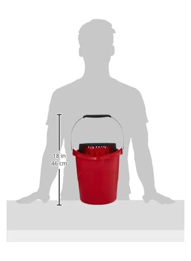 Vileda - Super Mocio Bucket And Wringer Red/black 46 cm - Image 1