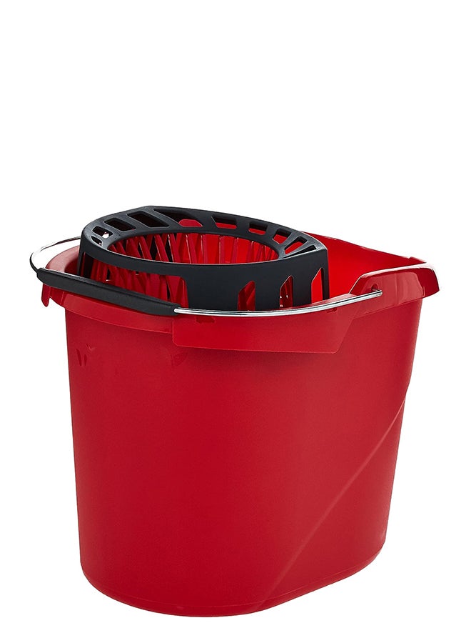 Vileda - Super Mocio Bucket And Wringer Red/black 46 cm - Image 1
