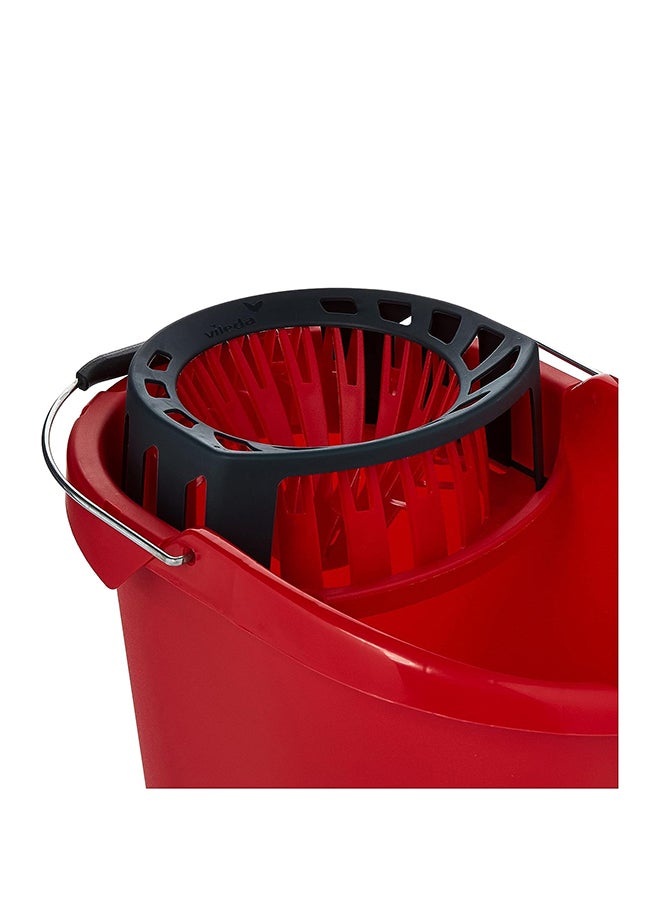 Vileda - Super Mocio Bucket And Wringer Red/black 46 cm - Image 1