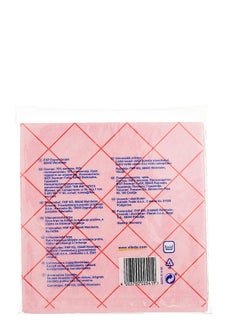Vileda Multipurpose Reusable Cleaning Cloth 3-Pack - Powerful Cleaning, Water-Absorbent, Durable Fabric | Ideal for Kitchen, Car, and Household Cleaning Tasks | Soft and Non-Scratch Material Yellow/Pink/White 38x40cm Yellow/Pink/White 38x40cm  - Image 3
