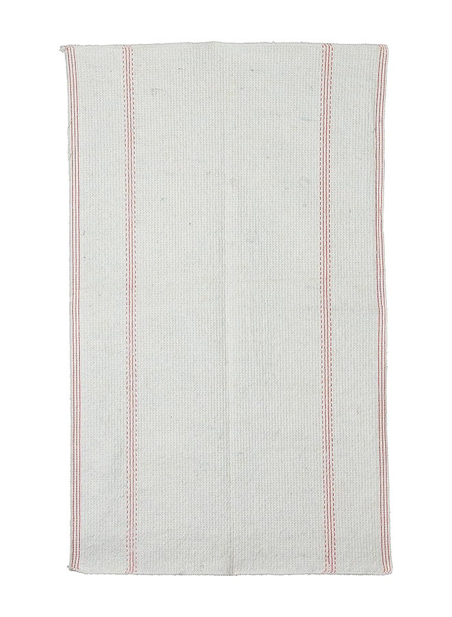 Soft and Smooth Durable Easy to Wring Floor Cloth White 20 × 18cm 