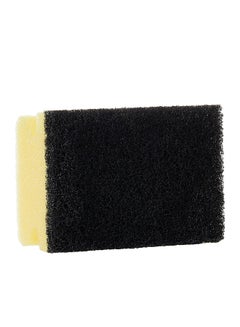 Vileda Glitzi Crystal Scourer Sponge 2 Pc, Antibacterial, Long Lasting, Hygienic - Yellow And Black (2 Pc Per Pack) Yellow  - Image 2