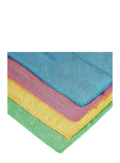 Vileda Microfibre Colors XL - 100% Microfibre Cloth, Absorbent, Hygienic, Versatile, Durable & Washable - 4 pcs  - Image 1
