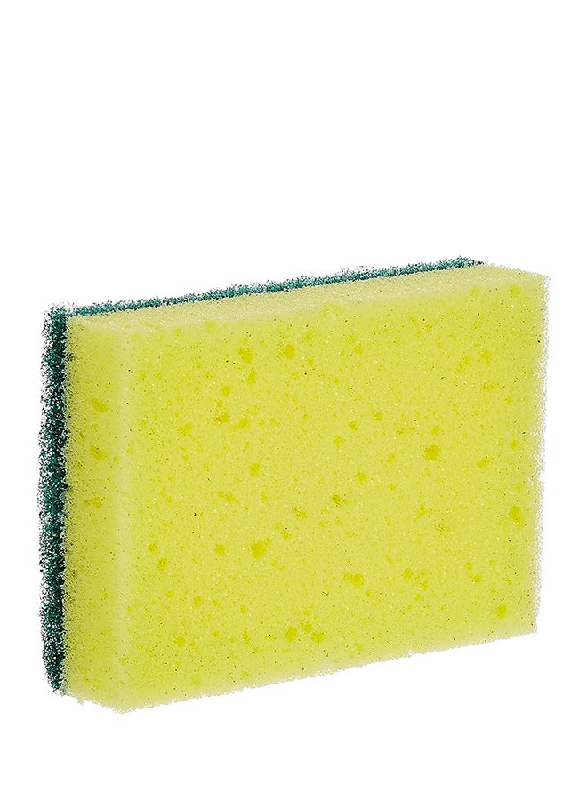 فيليدا جليتزي اسفنجة مرنة مضادة للبكتيريا، متعددة الأغراض، أصفر وأخضر، 2+1 قطعة - Image 4