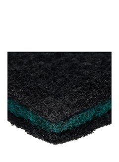 Vileda Ultra Fresh Pan Flat Scourer 3 Pcs, Antibacterial, Abrasive fiber, Durable, Multipurpose - Black & Green (3 Pcs Per Pack) Green/Black  - Image 4