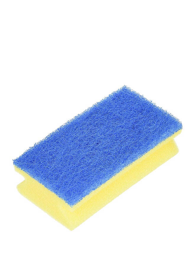 Vileda Glitzi Jumbo Soft Cleaning Scourer Sponge 1 Pc, Antibacterial, Non-Scratch, Durable, High-Quality Abrasive - Yellow & Blue ( 1 Pc Per Pack) Multicolor  - Image 2