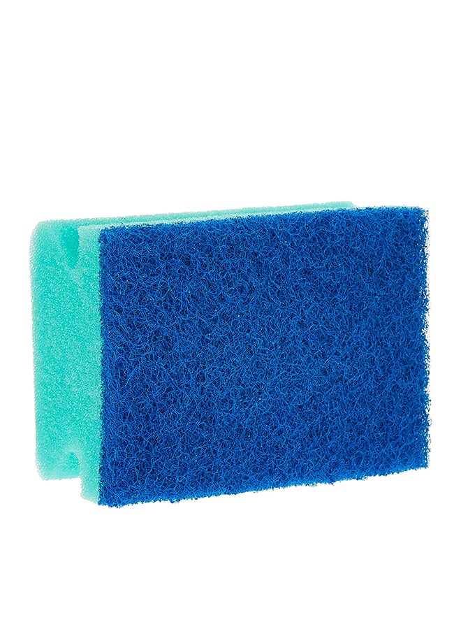 Vileda - Glitzi Dishes Scourer Sponge 2Pcs, Soft Cleaning, Durable, User-Friendly - Green & Blue ( 2 Pcs Per Pack) Blue - Image 1