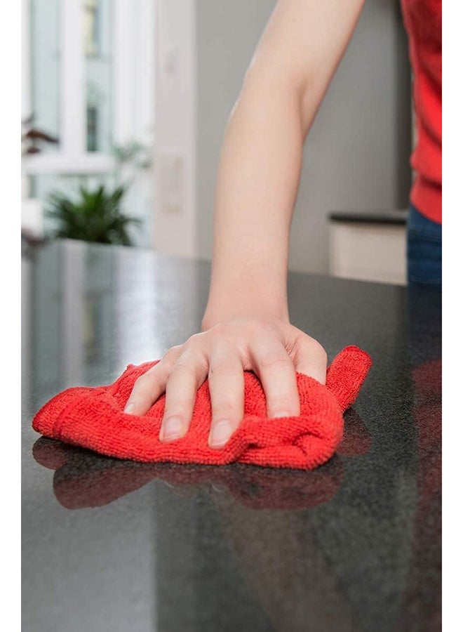 Vileda 8-Piece Microfibre Cloth, Absorbent, Hygienic, Versatile, Durable And Washable Multicolour 30x30cm  - Image 4