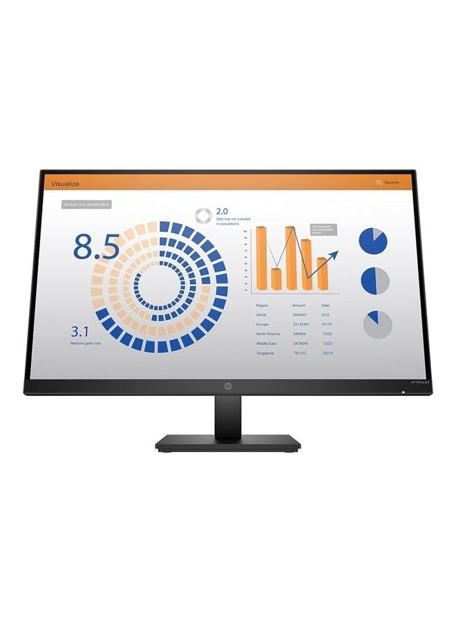 إتش بي Monitor 27 Inches, Response Time Of 5 Ms, QHD IPS Resolution, Refresh Rate 60 Hz Black  - Image 2