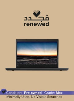 Renewed - Thinkpad L480 Laptop With 14-Inch HD Display,Intel corei5-8250U/8GB/256GB SSD/ English Black