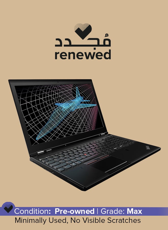Lenovo Renewed - P50 Laptop With 15.5-Inch FHD Display,Core i7-6820HQ/32GB RAM/512GB SSD/Graphics English Black English Black - Image 1