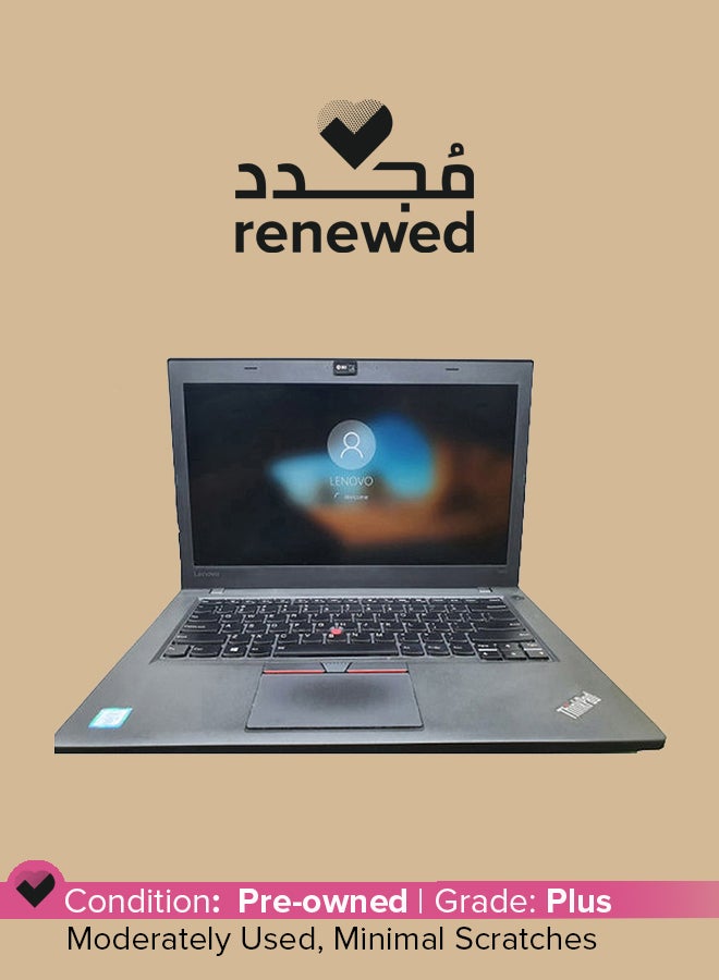 Lenovo Renewed - T460s ThinkPad Laptop With 14-Inch HD Display,Intel Core i5-6200U/8GB/256GB SSD English Black  - Image 1