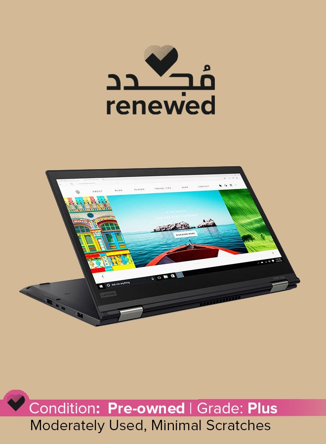Lenovo Renewed - ThinkPad X380 Yoga Laptop With 13.3-Inch FHD Touch Display,Core i5-8350U/8th Generation/8GB RAM/512GB SSD/Intel HD Graphics english english Black English Black  - Image 1