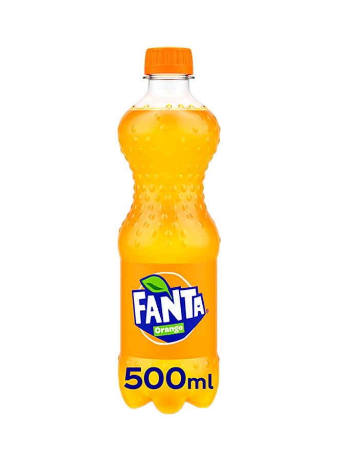 Fanta Orange Carbonated Soft Drink Pet Bottle Orange 500ml
