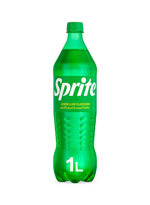 Lemon Lime Flavored Carbonated Soft Drink Pet Bottle 1Liters