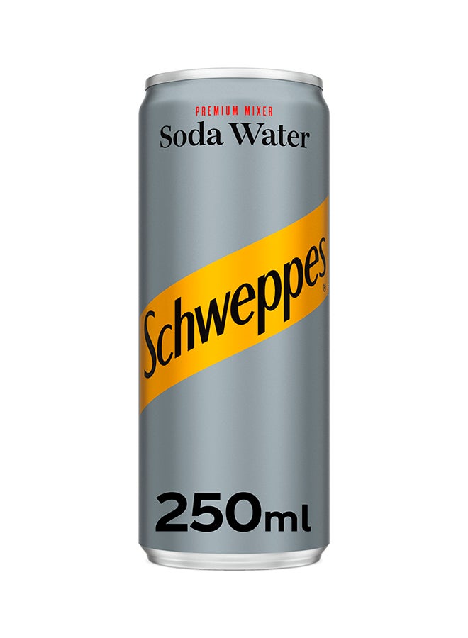 Schweppes Soda Water Carbonated Drink Can 250ml - Image 1