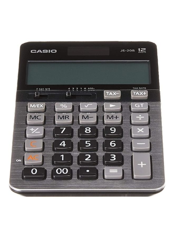 CASIO - 12-Digits Office Calculator Grey/Black - Image 1