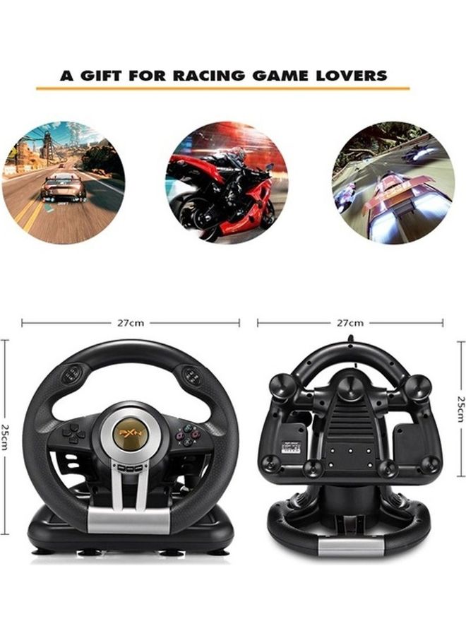 PXN - PC Racing Wheel,PXN V3II 180 Degree Universal Usb Car Sim Race Steering Wheel with Pedals for PS3,PS4,Xbox One,Xbox Series X/S,Nintendo Switch - Image 1