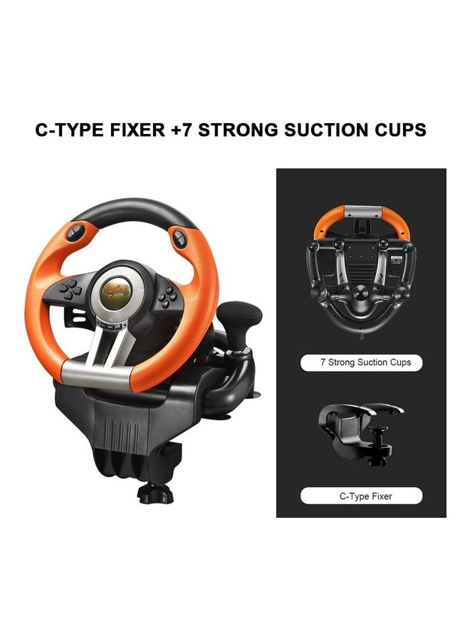 PXN - PC Racing Wheel,PXN V3II 180 Degree Universal Usb Car Sim Race Steering Wheel with Pedals for PS3,PS4,Xbox One,Xbox Series X/S,Nintendo Switch - Image 1