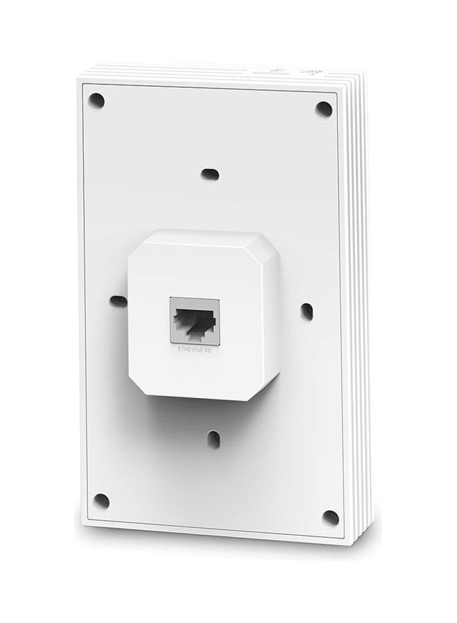 TP-LINK - EAP655-Wall | Omada True WiFi 6 AX3000 Wall Plate Wireless Gigabit Access Point | High-Efficiency | Seamless Roaming | PoE Passthrough | Multiple SDN Controller Options | Remote & App Control White - Image 1