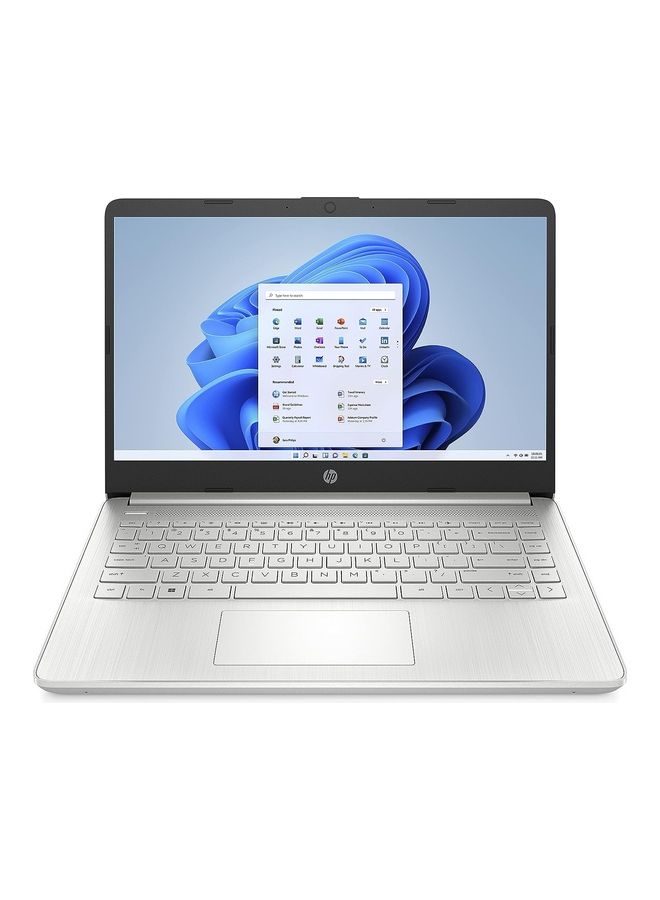 HP Laptop 14s With 14-Inch Display, Core i5-1235U Processor/8GB DDR4 RAM/512GB SSD/Intel Iris XE graphics/Windows 11 English/Arabic Silver  - Image 2