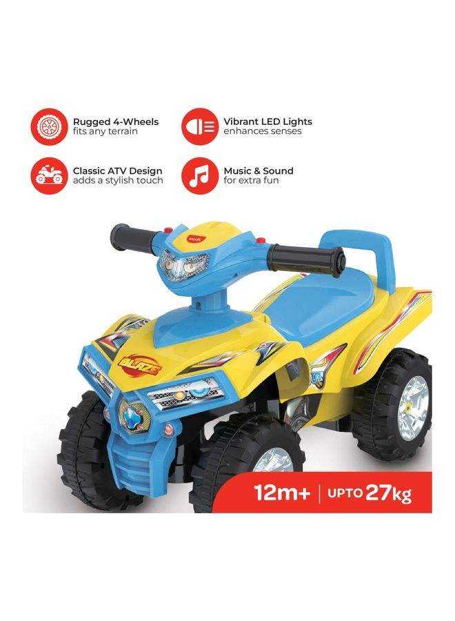 Moon Blaze Quad Bike For Kids With ATV Design For 12 Months Above Boys And Girls 60 x 38 x 42cm  - Image 2