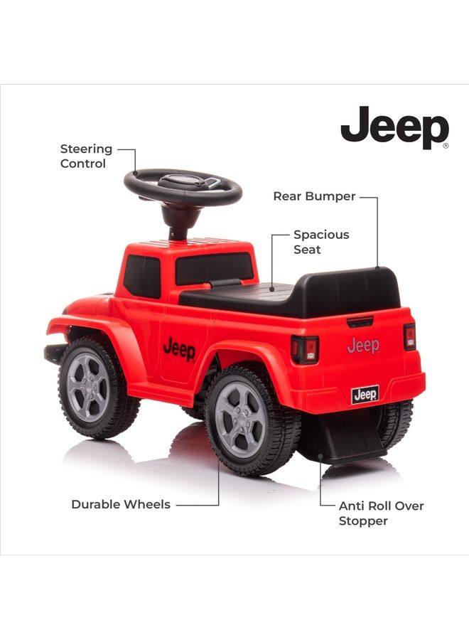 Moon Ride On Jeep Gladiator for Boys And Girls 18-36 Months With Anti-Tipping Mechanism 62 X 28 X 42cm  - Image 3