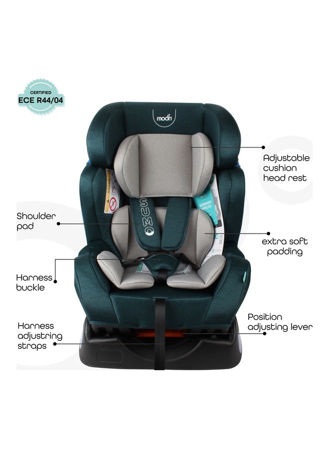 Moon Hefty Baby Car Seat Baby Group(0,1,2) - Green - Image 4