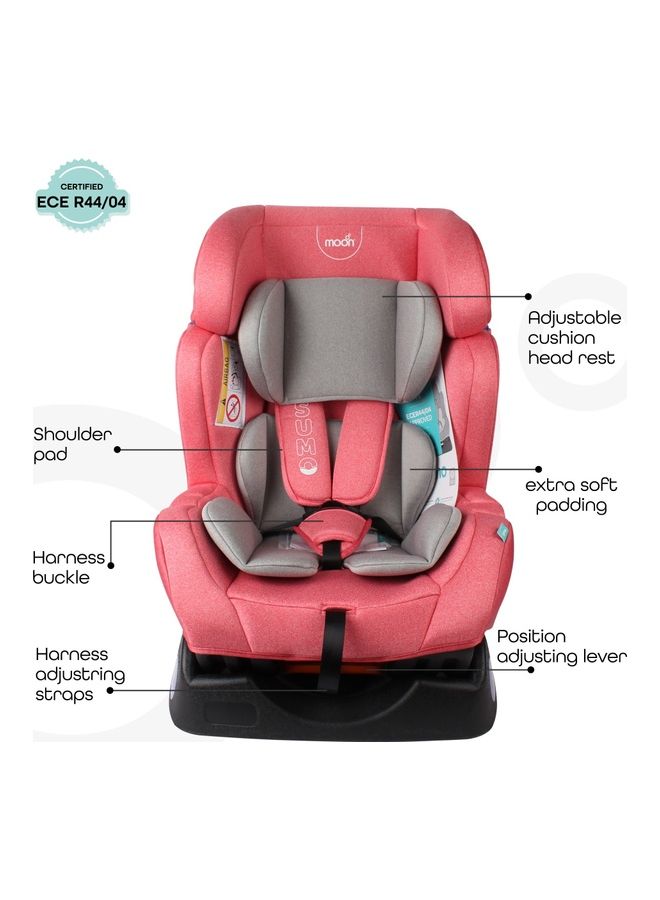 Moon Hefty Baby Car Seat Baby Group(0,1,2) - Pink - Image 4