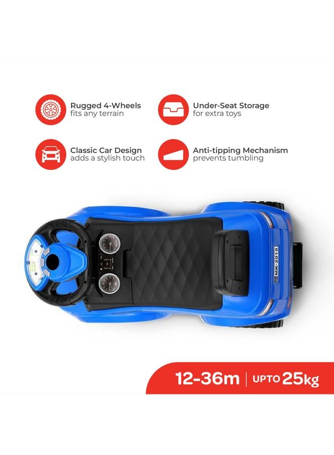 مون سيارة رياضية Zippy للركوب للأولاد والبنات من عمر 12 إلى 36 شهرًا - Image 2