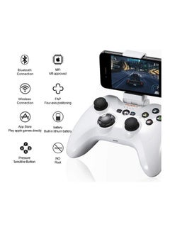PXN MFi Certified Wireless Bluetooth Game Controller 6603 for Apple Devices Compatible with Apple Arcade Games Adjustable Clamp Phone Holder  - Image 2