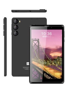 Android 8-Inch Smart Tablet IPS Screen 5G LTE Single SIM WiFi, Kids Tab Zoom Supported Tablet PC Black with Pre-installed Tempered Glass