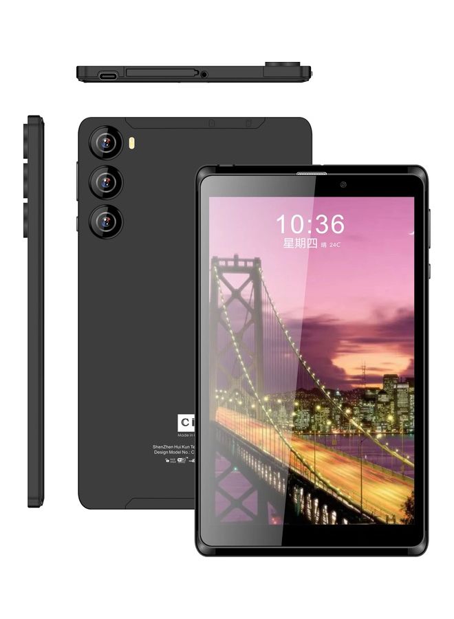 C idea - Android 8-Inch Smart Tablet IPS Screen 5G LTE Single SIM WiFi, Kids Tab Zoom Supported Tablet PC Black with Pre-installed Tempered Glass - Image 1
