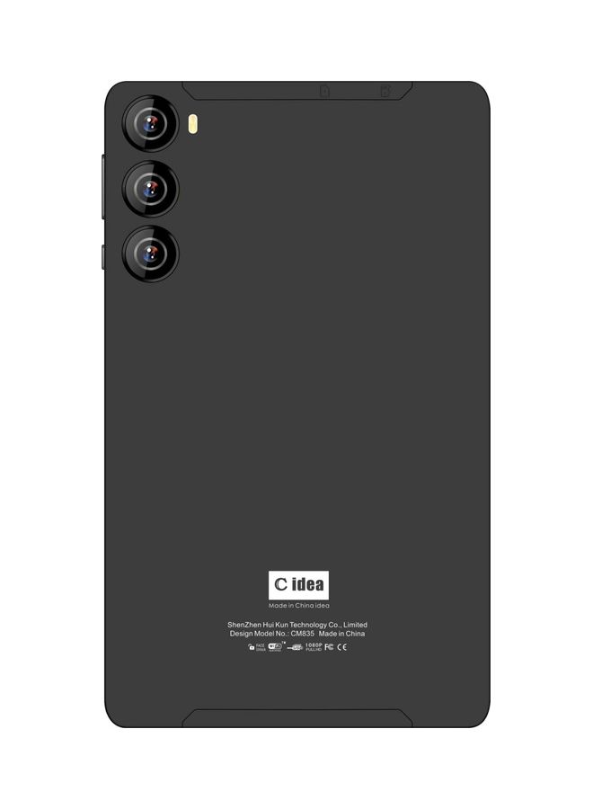C idea - Android 8-Inch Smart Tablet IPS Screen 5G LTE Single SIM WiFi, Kids Tab Zoom Supported Tablet PC Black with Pre-installed Tempered Glass - Image 1