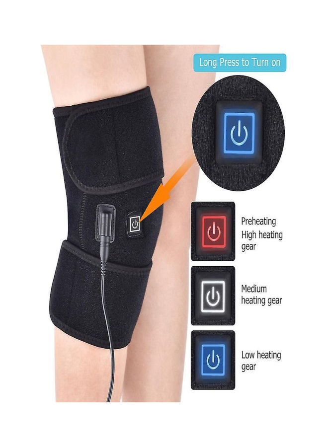 J&J Knee Heating Pads Brace Support Pads Thermal Heat Therapy Wrap Knee Massager  - Image 2